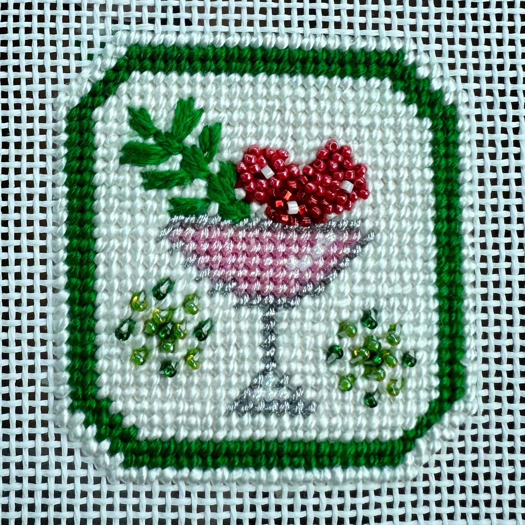 "Better Together Charms" Santa Hat & Mistletoe Martini