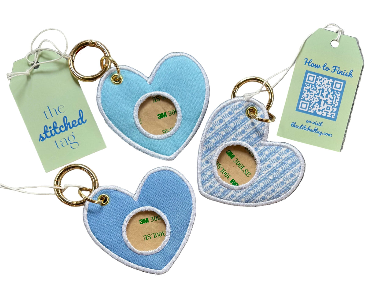 The Stitched Tag - Heart Shape