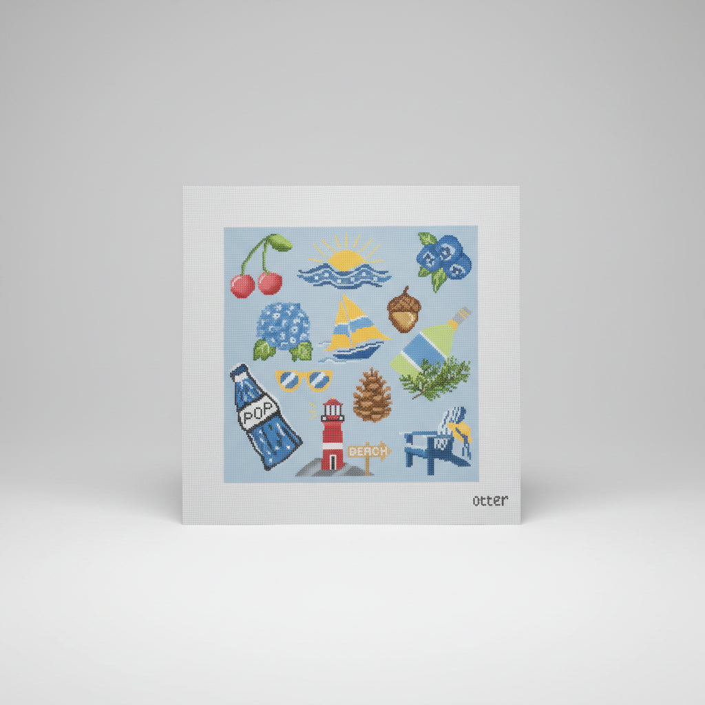 MidWest Summer Pillow🍒🫐 12x12inch