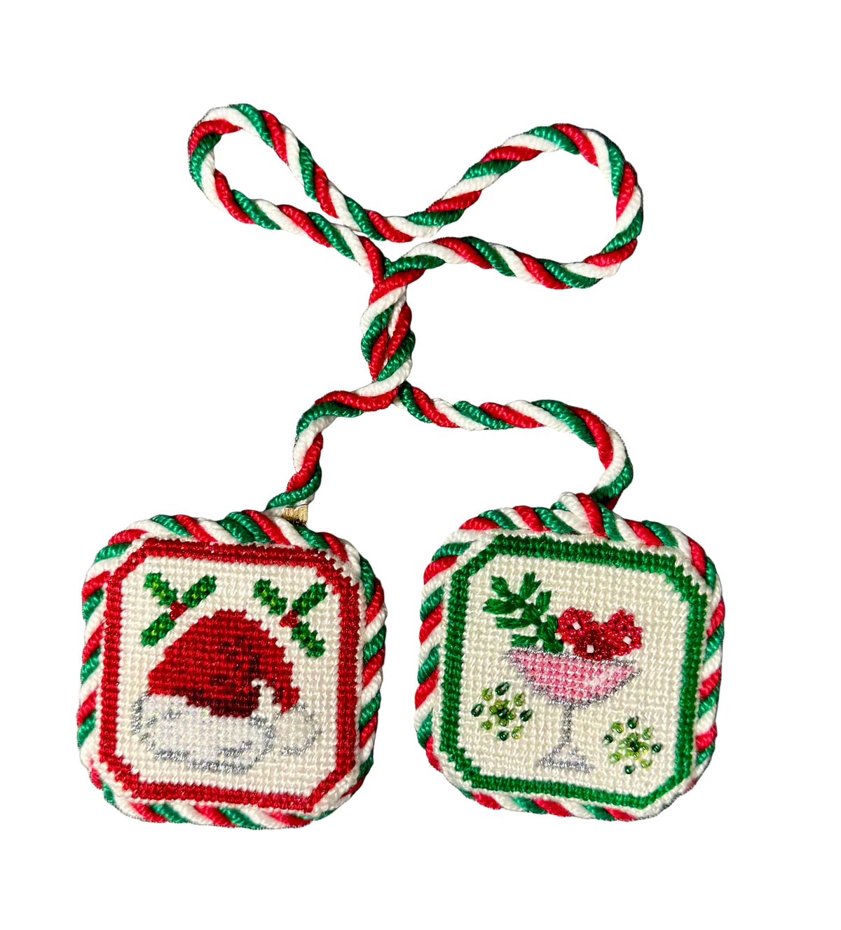 "Better Together Charms" Santa Hat & Mistletoe-tini