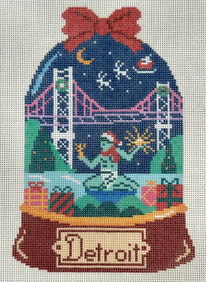 Snow Globe Detroit!❄️