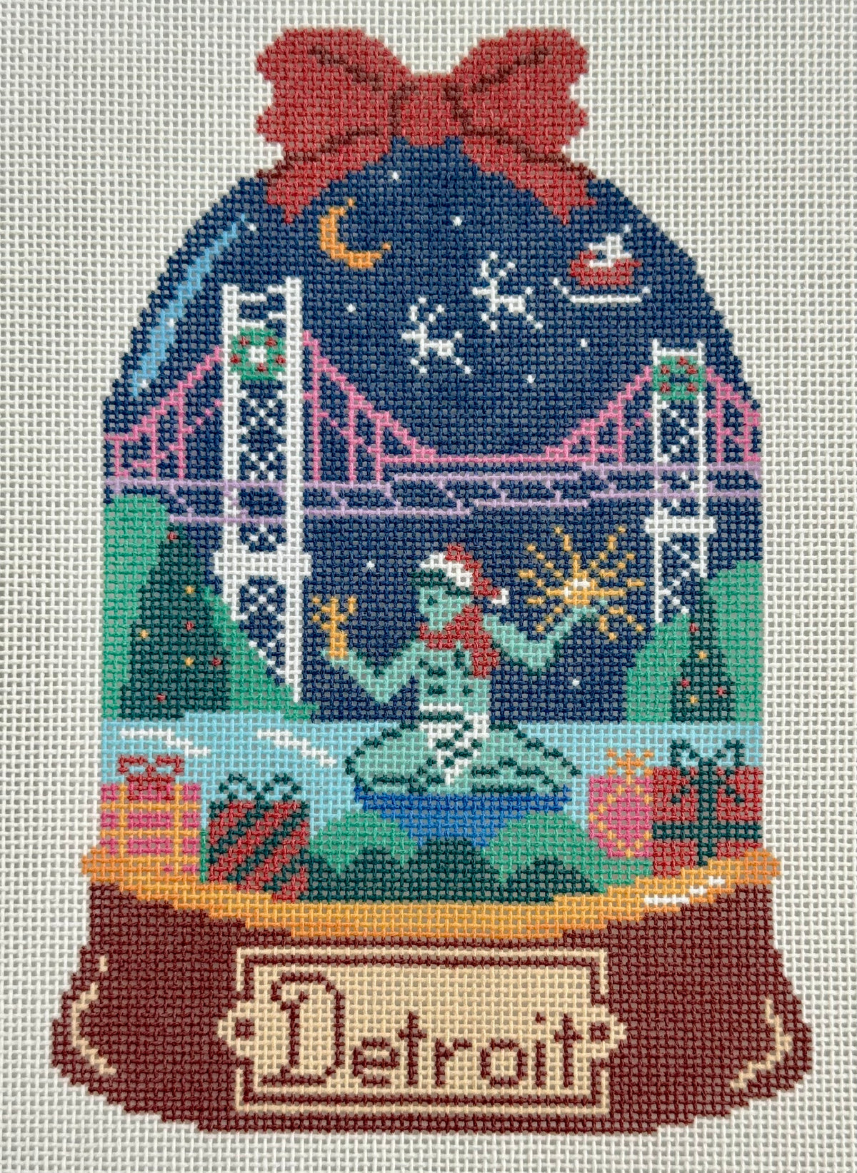 Snow Globe Detroit!❄️