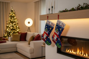 Christmas Stocking - Santa Train LAX