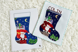 Christmas Stocking - Santa Train LAX