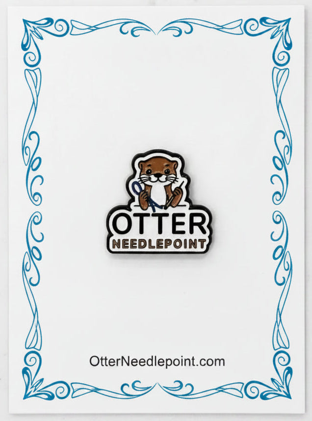 Needle Minder - Otter Needlepoint Logo