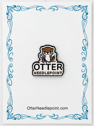 Needle Minder - Otter Needlepoint Logo
