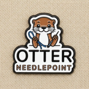 Needle Minder - Otter Needlepoint Logo