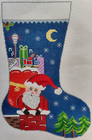 Christmas Stocking - Santa Train LAX