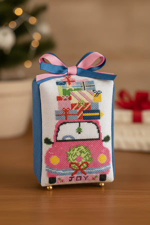 Pink Holiday Car