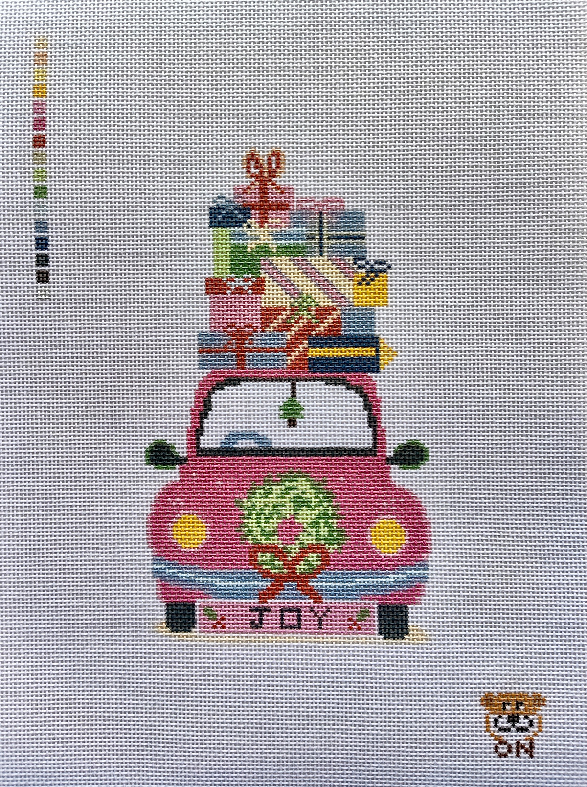 Pink Holiday Car