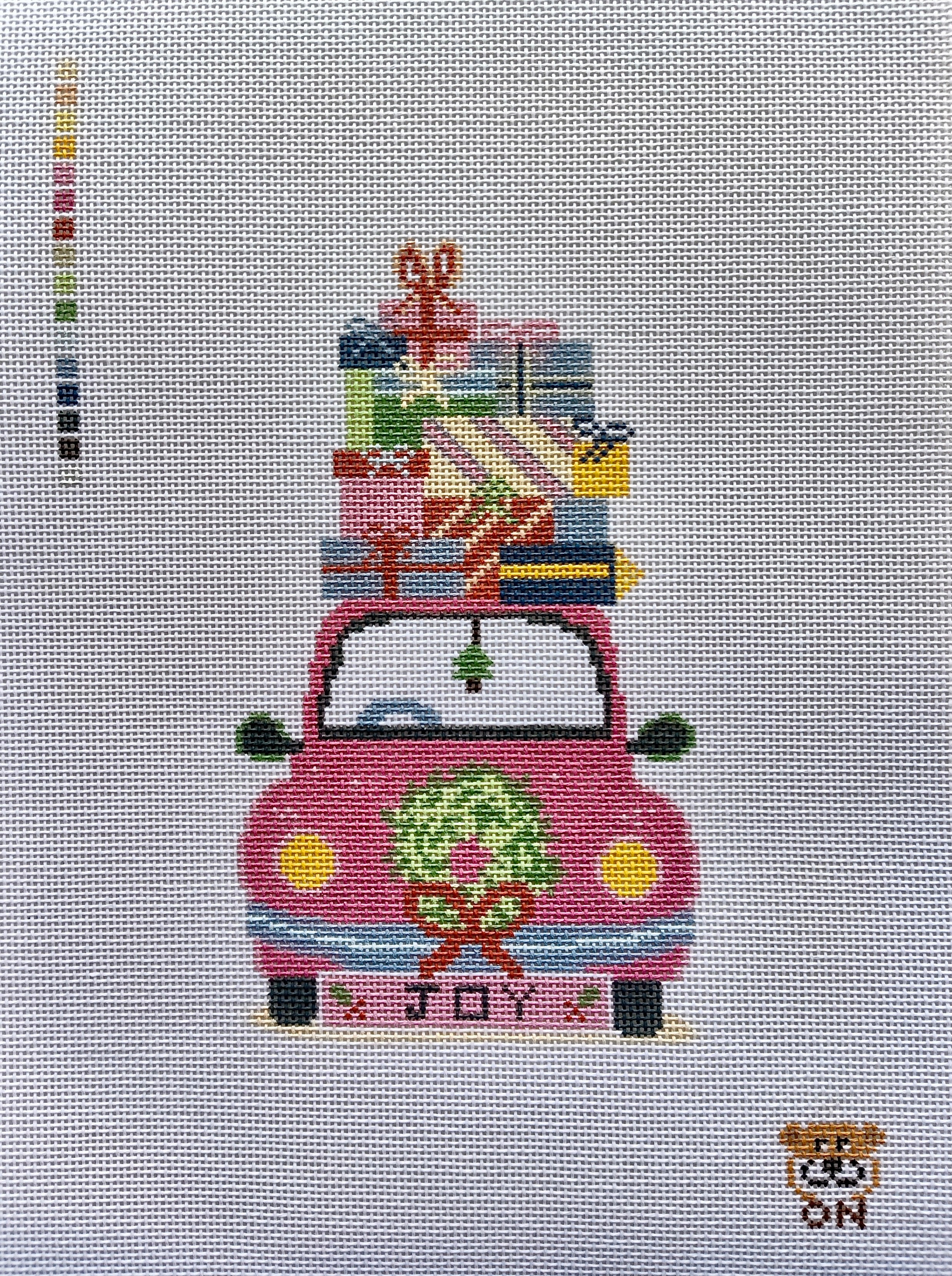 Pink Holiday Car