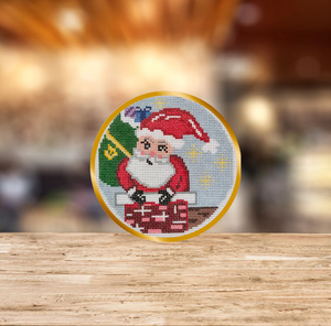 Santa Chimney Ornament