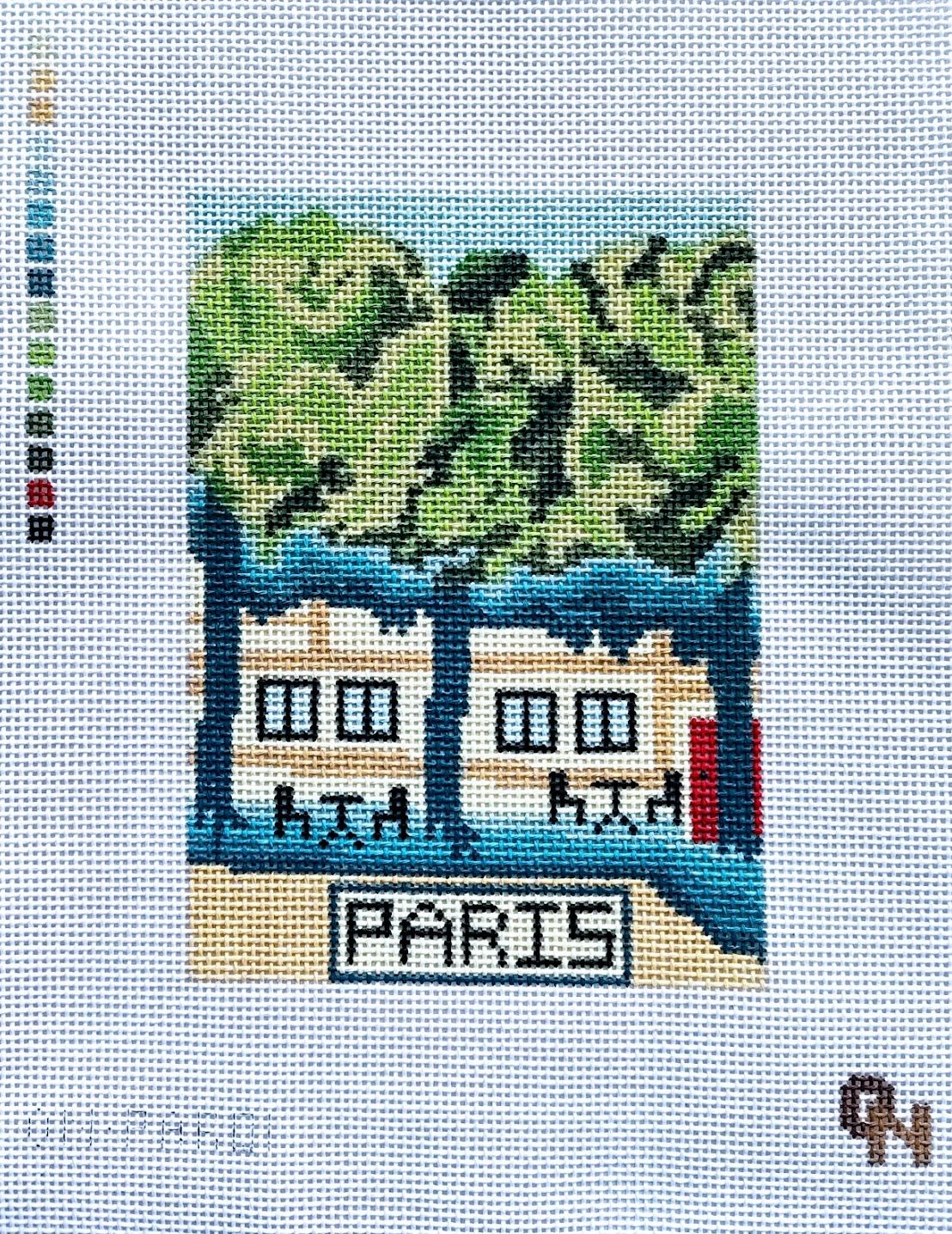 Paris Street at Dusk