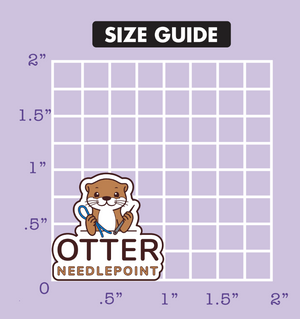 Needle Minder - Otter Needlepoint Logo