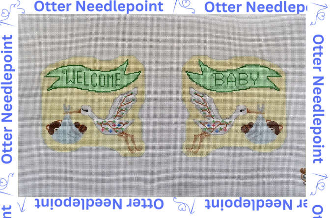 Stork Delivery (2-Sided Ornament)