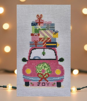 Pink Holiday Car