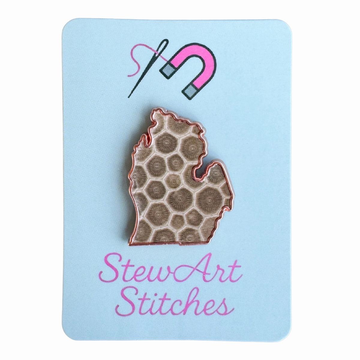 Petoskey Stone Needle Minder